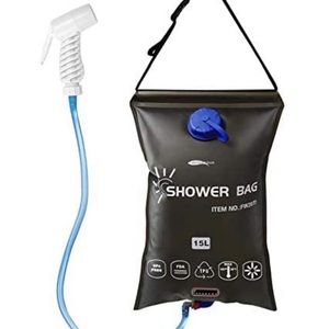 Camping shower bag